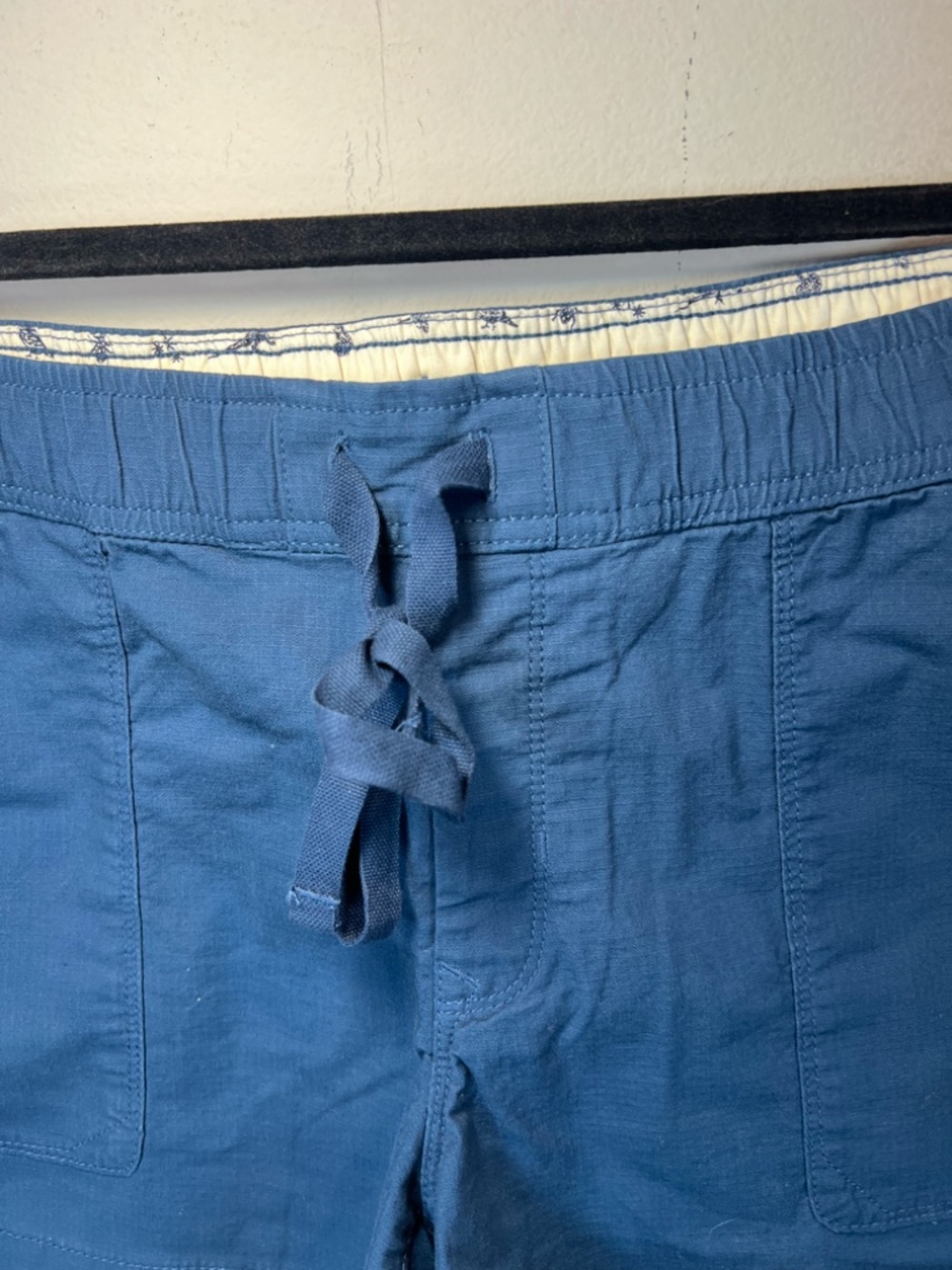 The North Face Ridgeside Pull On Shorts Teal Pockets Ripstop Outdoor Trail Large - Picture 2 of 12